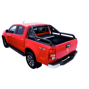 Dual Cab Holden Colorado RG - Roll R Cover with sports bar mounting kit (extended black sports bar) Series 3 - Xtreme Ute Worx